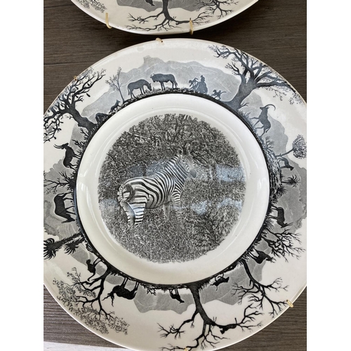 412 - Eight Wedgwood Kruger National Park collector's plates