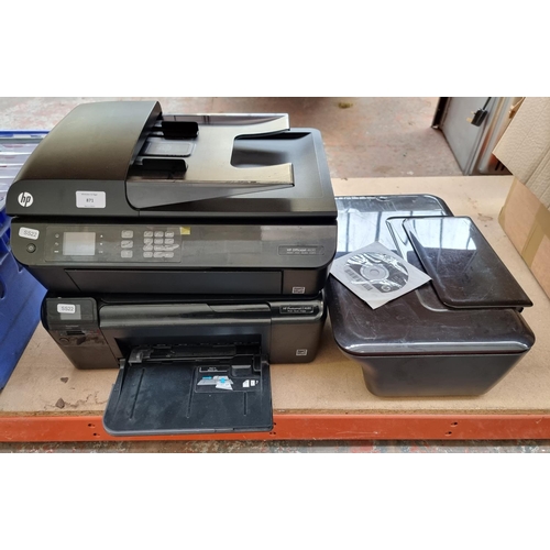 871 - Three HP computer printers, one Photosmart C4680, one Officejet 4630 and one Deskjet 3050