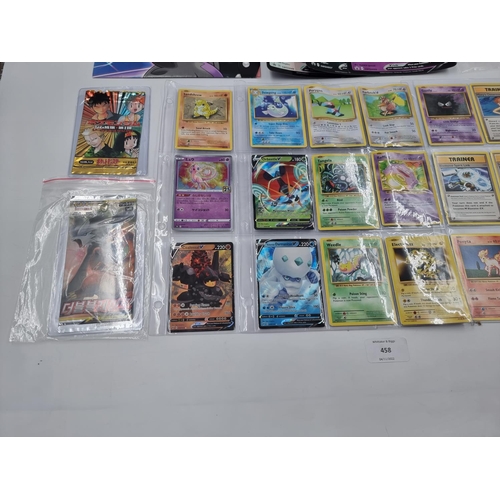 458 - A collection of various Pokémon trading cards