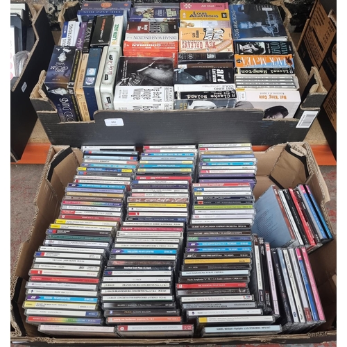 842 - Two boxes, one containing a collection of CD box sets and one containing a collection of classical C... 