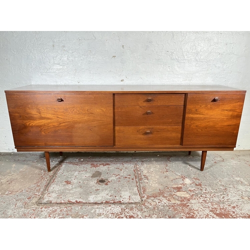 114 - An Avalon teak sideboard - approx. 74cm high x 185cm wide x 43cm deep