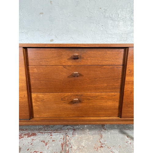 114 - An Avalon teak sideboard - approx. 74cm high x 185cm wide x 43cm deep