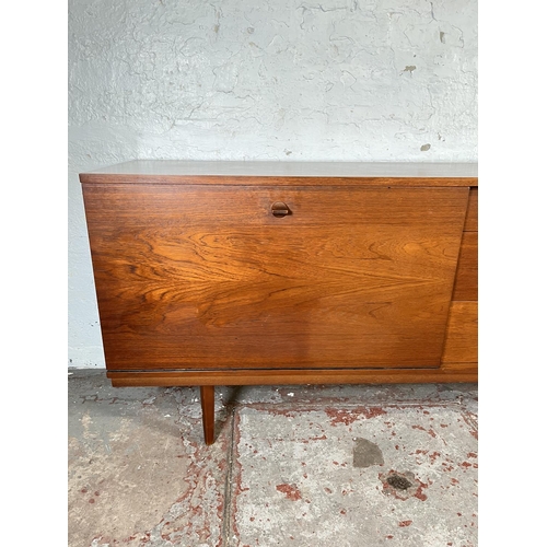 114 - An Avalon teak sideboard - approx. 74cm high x 185cm wide x 43cm deep