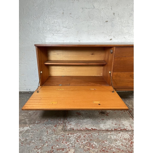 114 - An Avalon teak sideboard - approx. 74cm high x 185cm wide x 43cm deep