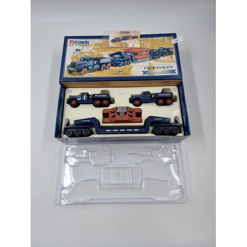 525 - A boxed Corgi Classics 55201 Removals 7 Storage Pickfords limited edition diecast model vehicle set