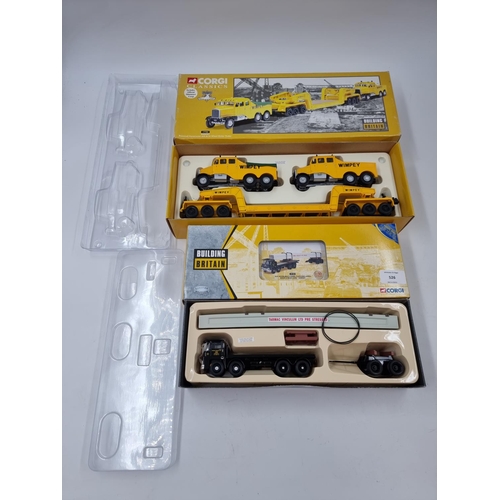 526 - Two boxed Corgi Building Britain limited edition model vehicle sets comprising 17702 Wimpy and 29104... 