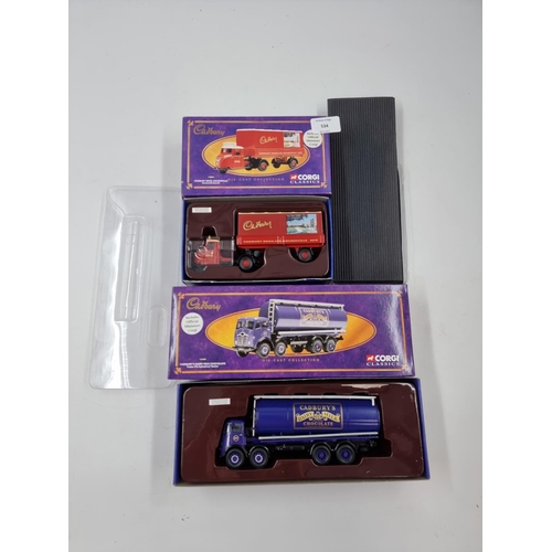 534 - Two boxed Corgi Classics Cadburys diecast model vehicles comprising 12101 Cadburys Dairy Milk Chocol... 