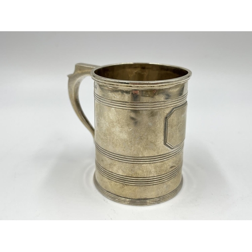 1259 - A George III hallmarked London silver christening mug, dated 1796 - approx. gross weight 146 grams