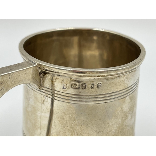 1259 - A George III hallmarked London silver christening mug, dated 1796 - approx. gross weight 146 grams