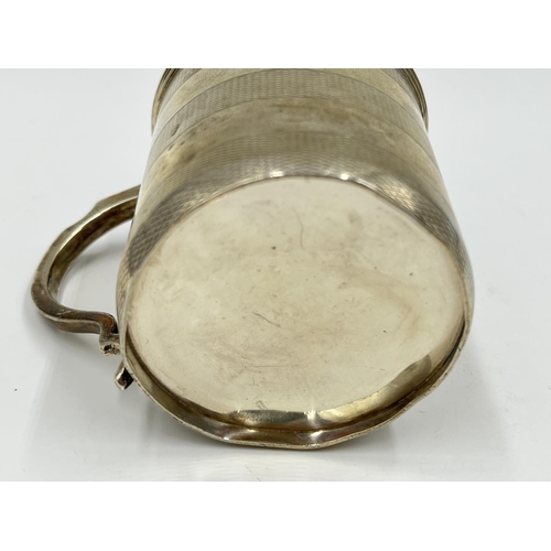 1260 - A hallmarked Birmingham silver christening mug, dated 1927 - approx. gross weight 122 grams