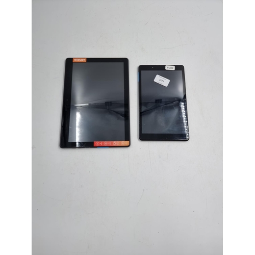 747 - Two Lenovo tablets, one TB-X104F and one TB-8304F1