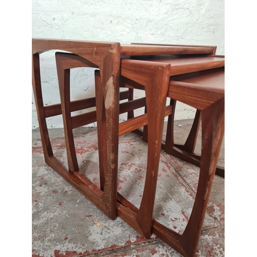 39 - A G Plan Quadrille teak nest of three tables