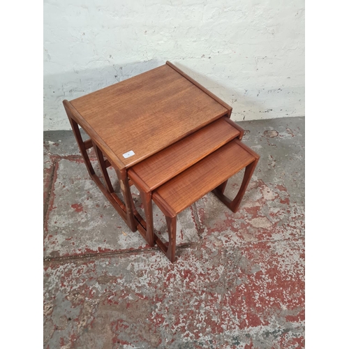 39 - A G Plan Quadrille teak nest of three tables