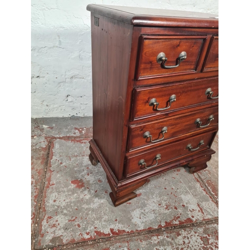 53 - An Ancient Mariner mahogany miniature chest of two short over three long drawers - approx. 68cm high... 