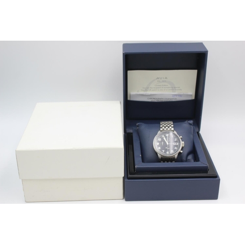 1128 - A boxed Avia limited edition 188/250 chronograph quartz men's wristwatch - ref. 320602