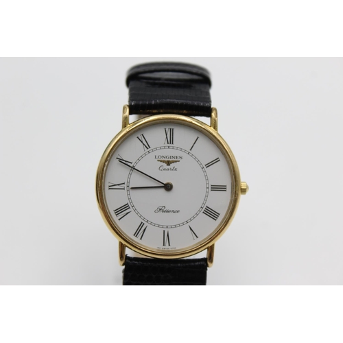 1133 - A Longines Presence quartz men's wristwatch