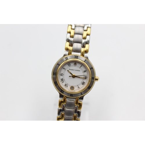 1137 - A Maurice Lacroix quartz women's wristwatch - ref. AB49067