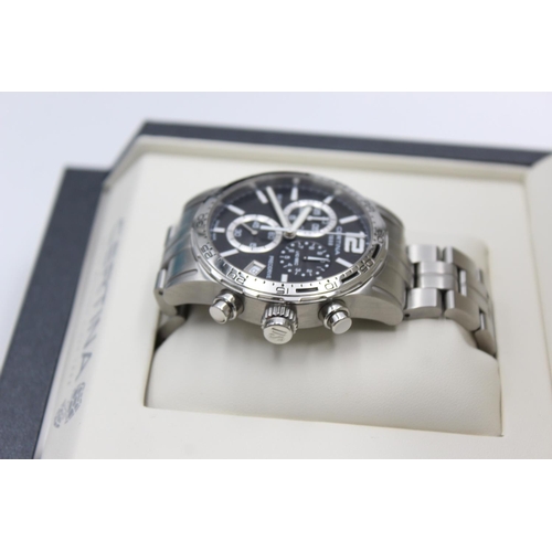 1138 - A boxed Certina 1888 DS Sport chronograph quartz men's wristwatch with two spare links - ref. 14BN02... 