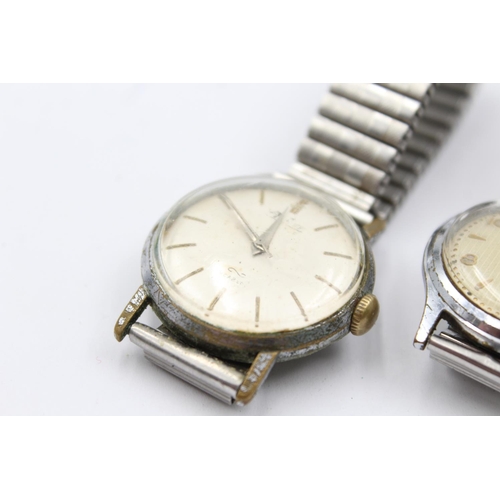 1139 - Four vintage mechanical men's wristwatches to include Junghans, Rodia etc.