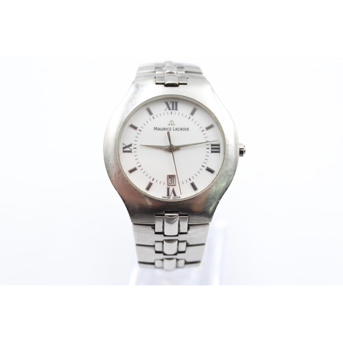 1141 - A Maurice Lacroix stainless steel quartz men's wristwatch