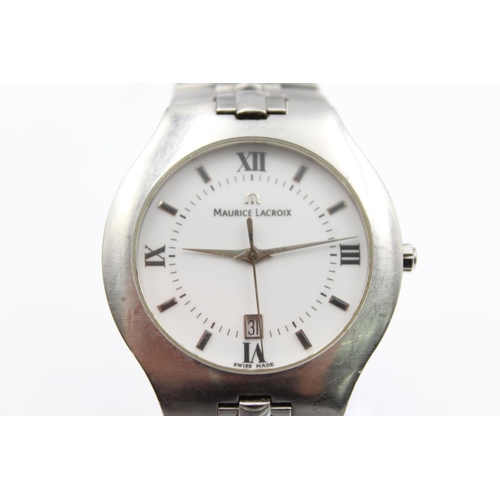 1141 - A Maurice Lacroix stainless steel quartz men's wristwatch