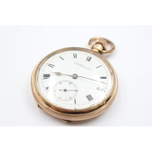 1160 - A Mason & Son Middlesborough open face handwind pocket watch