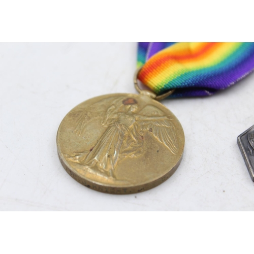 1184 - Three medals to include WWI Victory medals awarded to M2-047762 PTE J. Knight A.S.C and 34096 PTE E.... 