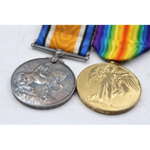 1192 - A WWI medal pair with original ribbons awarded to WR-313994 A.W.O CL.I C.W. Brown R.E