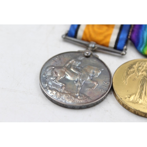 1192 - A WWI medal pair with original ribbons awarded to WR-313994 A.W.O CL.I C.W. Brown R.E