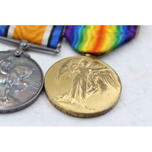 1192 - A WWI medal pair with original ribbons awarded to WR-313994 A.W.O CL.I C.W. Brown R.E