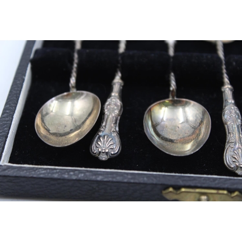 1269 - A cased set of six Victorian William Devenport hallmarked Birmingham silver teaspoons, dated 1898 - ... 