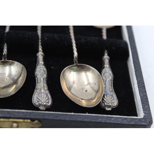 1269 - A cased set of six Victorian William Devenport hallmarked Birmingham silver teaspoons, dated 1898 - ... 