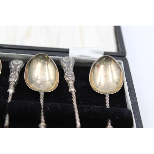 1269 - A cased set of six Victorian William Devenport hallmarked Birmingham silver teaspoons, dated 1898 - ... 