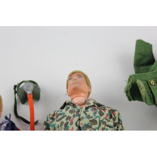 354 - Two vintage Action Man dolls with accessories