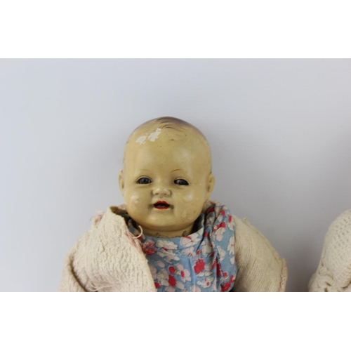 357 - Two vintage Armand Marseille dolls, one Bisque 341 and one Composite 382