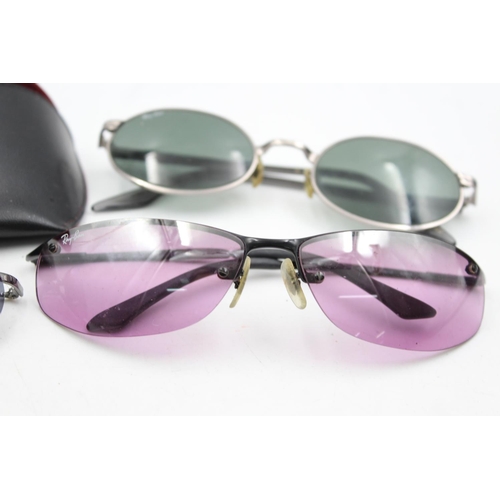 388 - Three pairs of Ray-Ban sunglasses