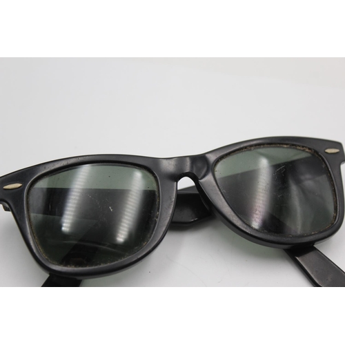 390A - Two pairs of vintage Bausch & Lomb Ray-Ban Wayfarer II sunglasses