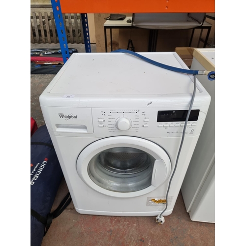 833 - A Whirlpool WWDC9440 9kg A+++ Class 1400rpm washing machine -approx. 60cm wide