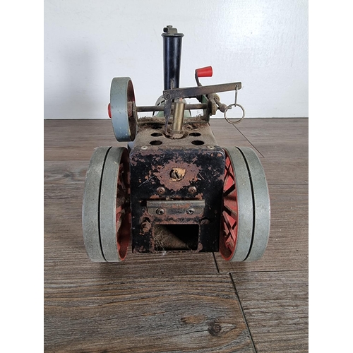 343 - A Mamod TE1A model steam tractor - approx. 18cm high x 12cm wide x 23cm long