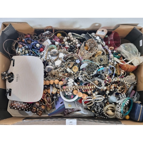 369 - Approx. 12.9kg of costume jewellery