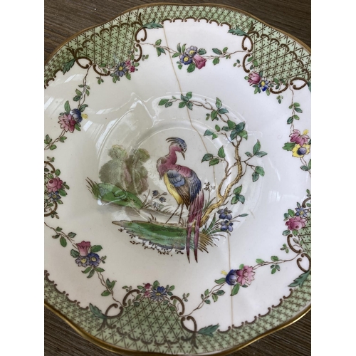 252 - A large collection of Copeland Late Spode Ledoux china to include two tureens, meat plate etc.