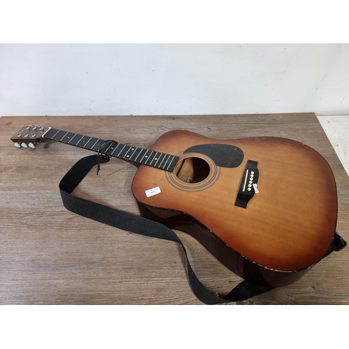 800 - An Encore W255GR Dreadnought acoustic guitar