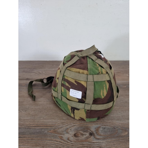 512A - A 1986 British Army GS MK 6 helmet - size medium