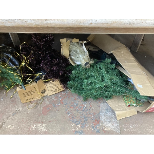 839 - A large quantity of Christmas decorations