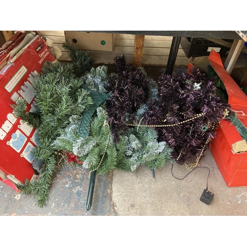 839 - A large quantity of Christmas decorations