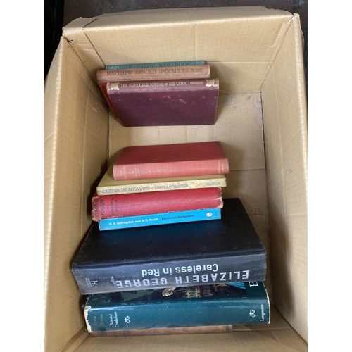 876 - Three boxes containing books to include Radio Designer's Handbook, Winston Churchill the Second Worl... 