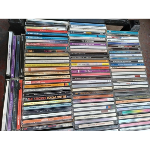 769 - Two boxes containing a collection of CDs - see images for titles