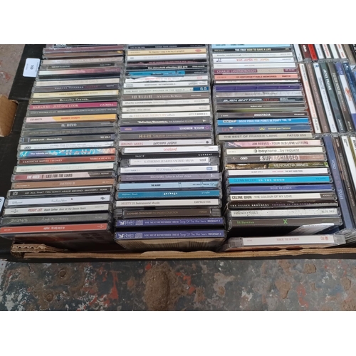 769 - Two boxes containing a collection of CDs - see images for titles