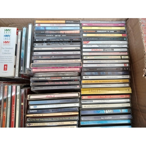 770 - Two boxes containing a collection of CDs - see images for titles