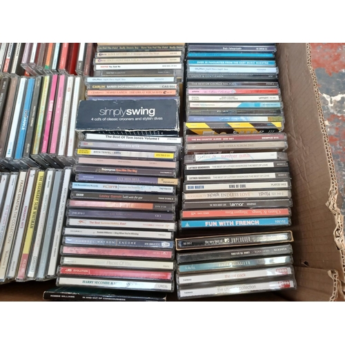 770 - Two boxes containing a collection of CDs - see images for titles